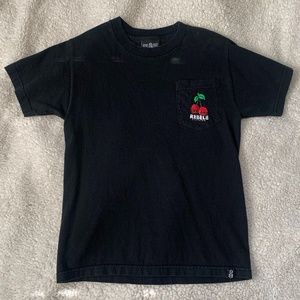 REBEL 8 Eight  Black T-Shirt